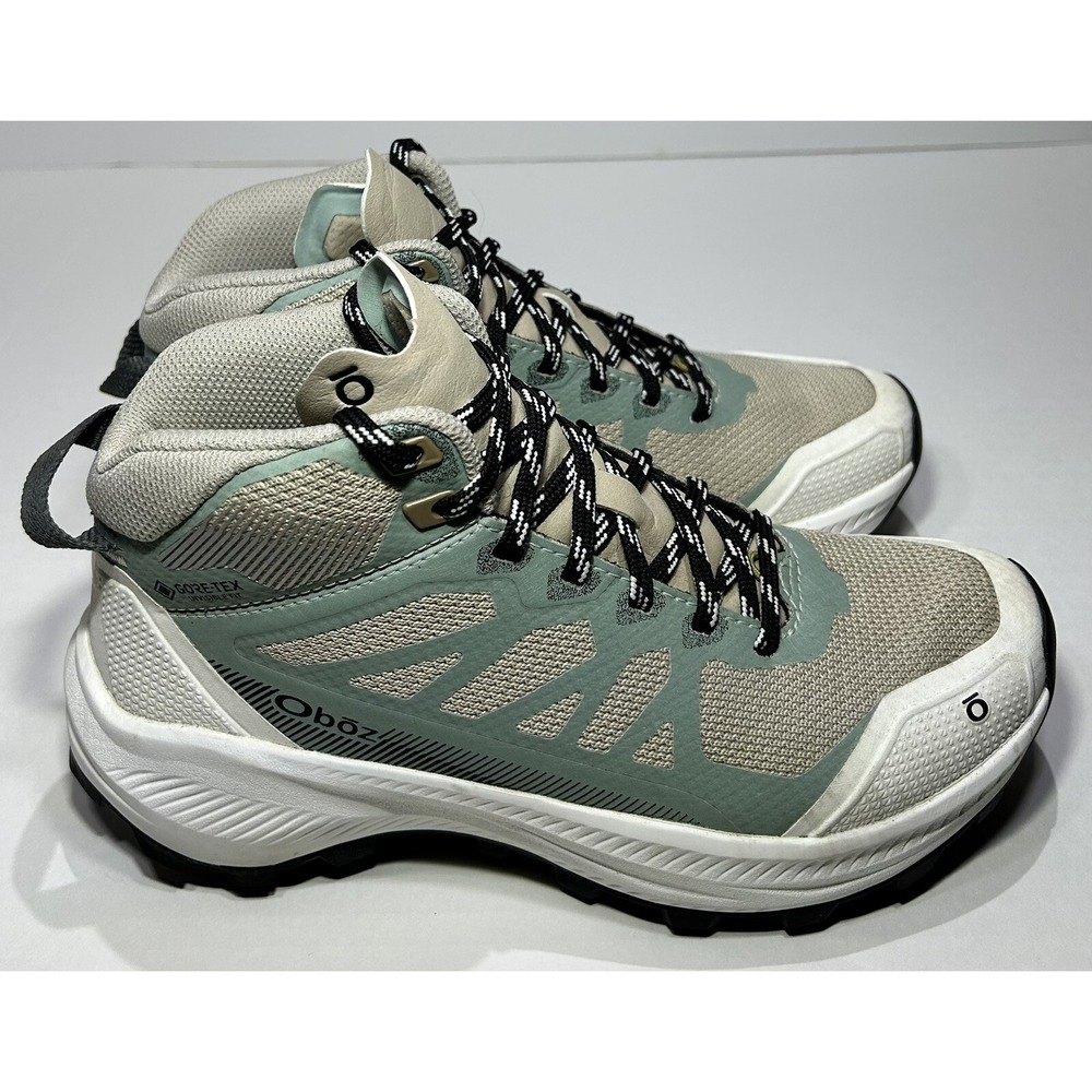 Oboz Katabatic Mid BDry Waterproof Hiking Trails Boots Gore Tex Womens Size 6